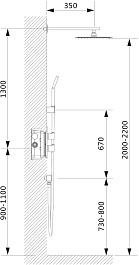 Timo Душевая система Petruma SX-5149/00SM – фотография-2